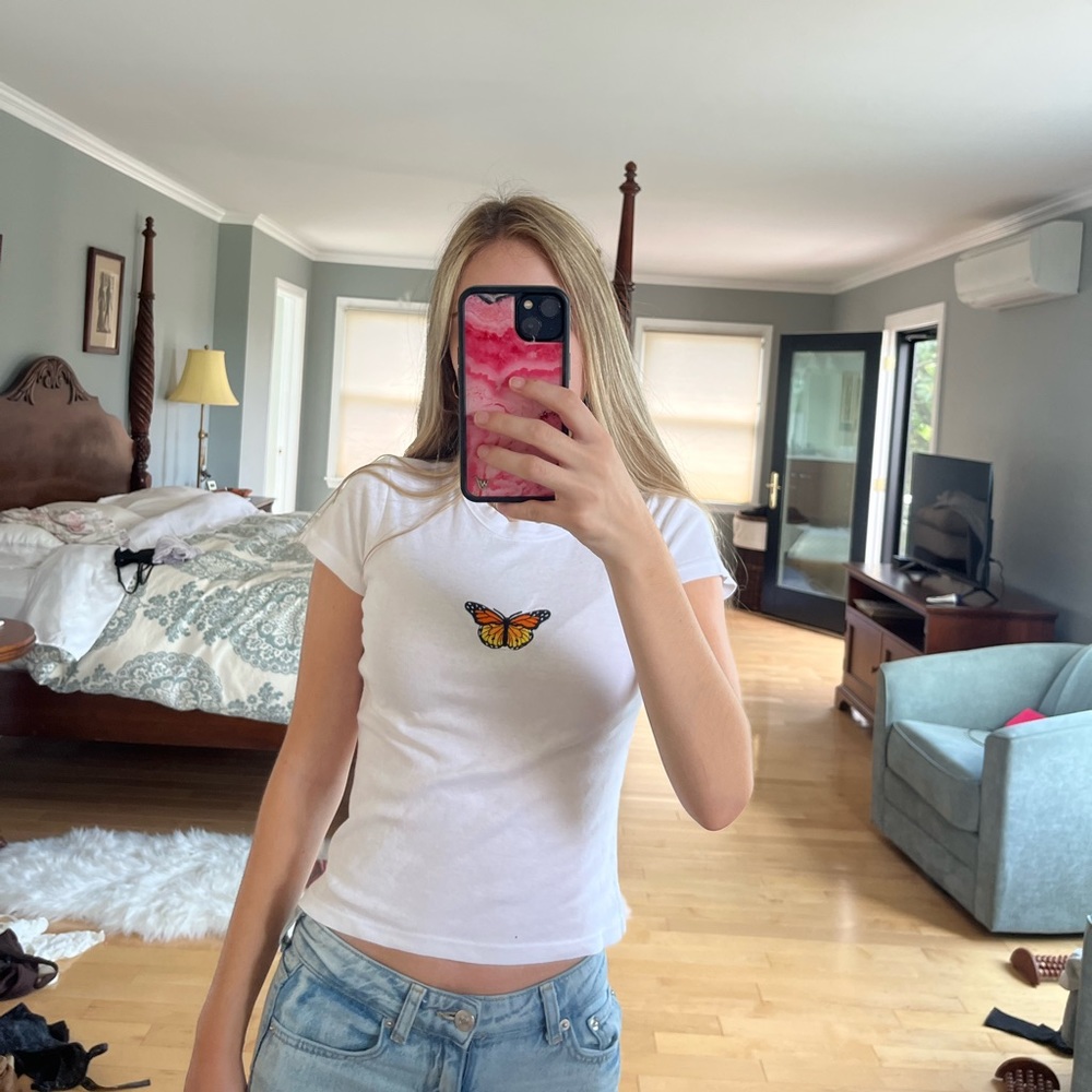 Brandy Melville butterfly top